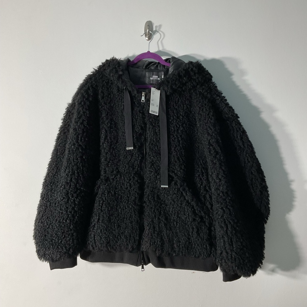 UO Casey Fleece Hooded Zip Jacket